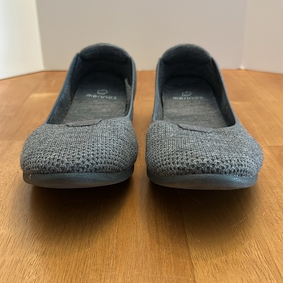 Merinos ballet flat slip-on shoe size dark gray 10 - Picture 5 of 8